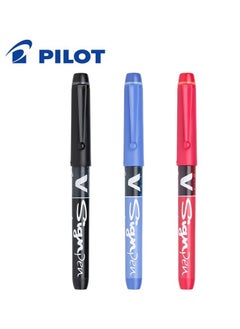PILOT Pilot V-Sign Pen -Pilot signature Pen-Full Range Of 3 Colors – Black, Red & Blue  - Image 5