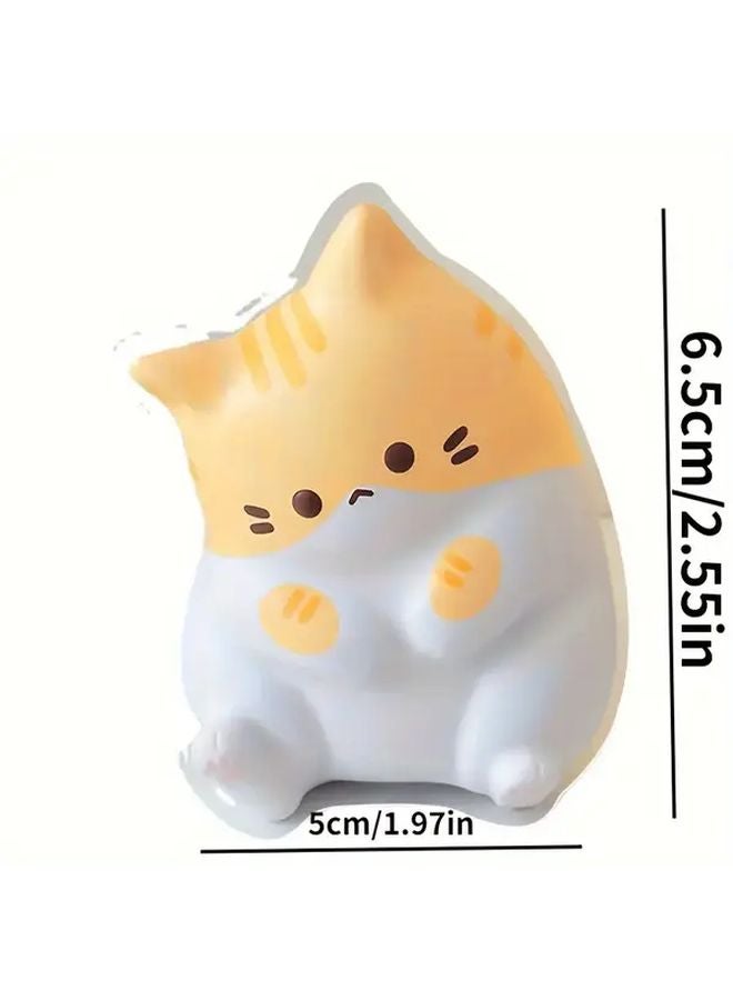 3pcs Cute Cartoon Cat Toys Soft Slow Rising Cat Balls Colorful Desktop Decorations - Image 3