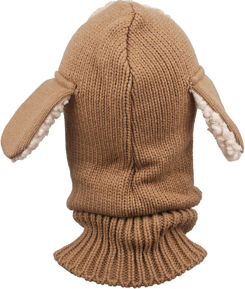 Bienvenu Toddler Hat Scarf Earflap Hoodie, Coffee, One Size - Image 3