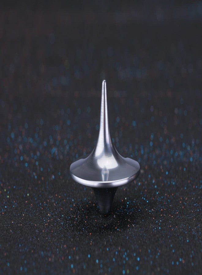 Shivsoft Table Top Metal Spinner Lattu Size Small || Assorted Colours - Image 3