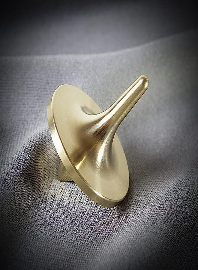 Shivsoft Table Top Metal Spinner Lattu Size Small || Assorted Colours - Image 2