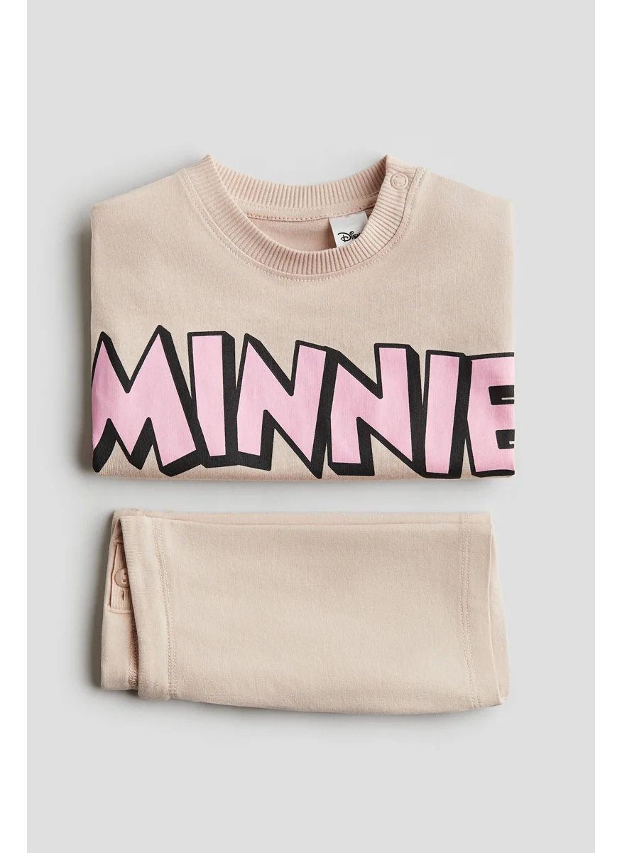 H&M 2-Piece Printed Cotton Set