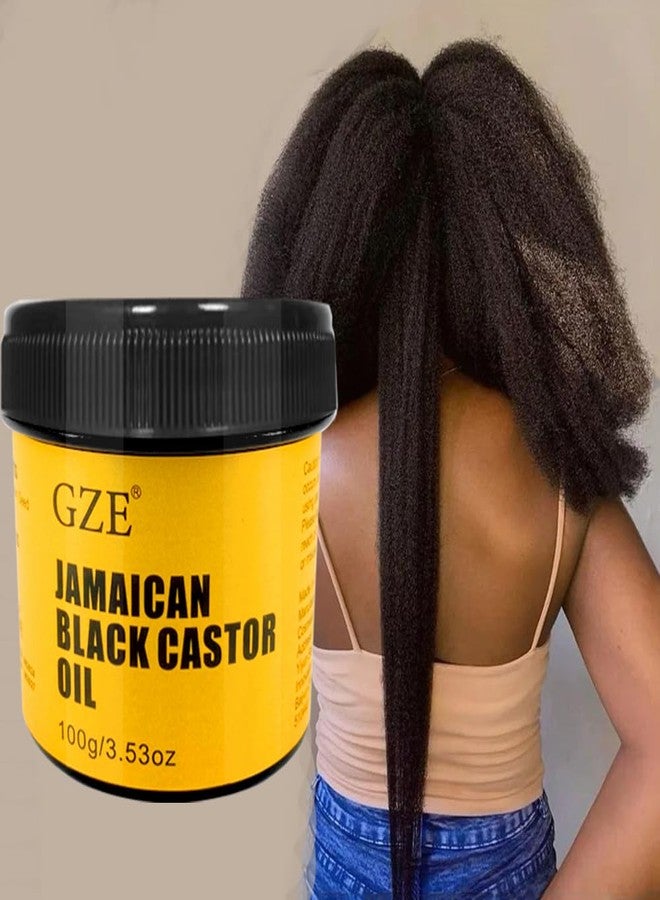 GZE Jamaican Black Castor Oil for Hair Growth Grease and Damaged Dry Scalp - Hair Grease for Men and Women Eyebrow & Eyelashes Nourishment, and Skin Hydration - Image 3