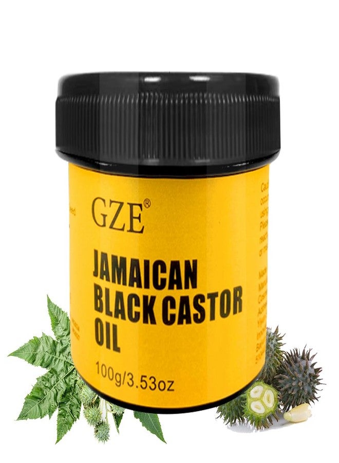 GZE Jamaican Black Castor Oil for Hair Growth Grease and Damaged Dry Scalp - Hair Grease for Men and Women Eyebrow & Eyelashes Nourishment, and Skin Hydration - Image 1