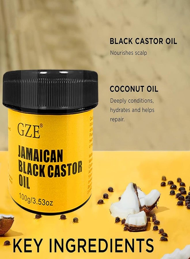 GZE Jamaican Black Castor Oil for Hair Growth Grease and Damaged Dry Scalp - Hair Grease for Men and Women Eyebrow & Eyelashes Nourishment, and Skin Hydration - Image 5