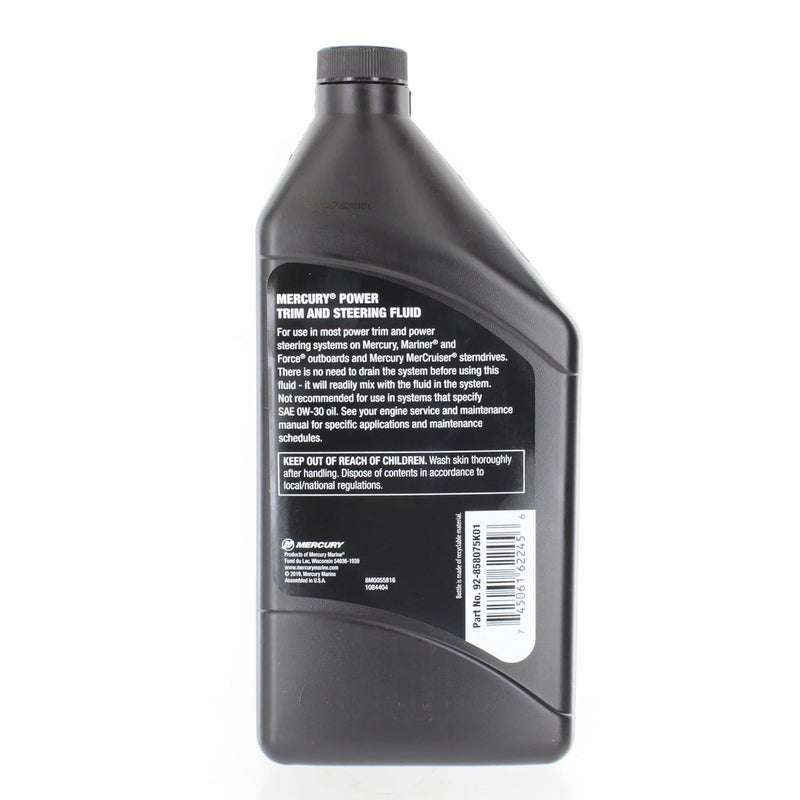 Mercury Power Trim & Steering Fluid 32 Oz - Image 3