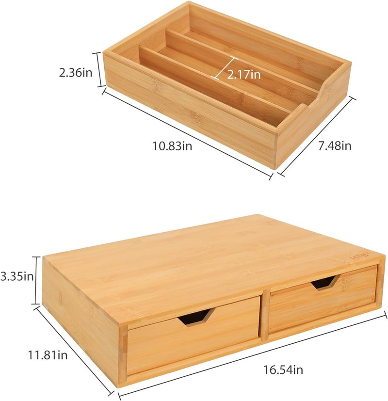 HTB K Cup Holder Compatible with K Cups,Coffee Pod Holder Holds Up 30 Cups,K Cup Organizer Storage Drawer - Image 3