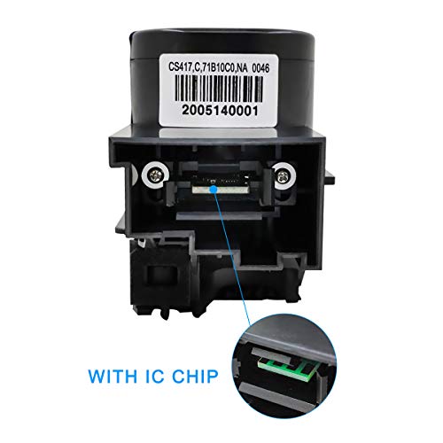 VICTORSTAR 4 Colors Compatible Toner Cartridges CS317 CX317 CS417 CX417 CS517 CX517 Standard Capacity 3000 Pages BK, 2300 Pages CMY for Lexmark Printer CS317dn CX317dn CS417dn CX417de CS517de CX517de - Image 2