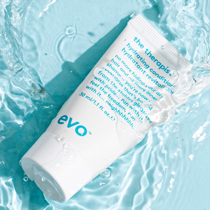 Evo The Therapist Hydrating Conditioner  Hydrates Strengthen and Softens Whilst Improving Shine  Travel Size 30ml / 101floz - Image 1