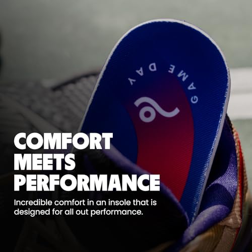 MOVE Game Day - All-Purpose Support Insoles - Plantar Fasciitis, Running, Shock Absorption, Flat Feet, Arch Support, Basketball, Active Lifestyle, Walking and Athletics (M 5-5.5 / WM 6.5-7) - Image 5
