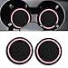 Couslcd Car Cup Holder Coasters Dustproof Automotive Interior Accessories Mat275 Inch NonSlip Insert Water Bottle Holder Pads Universal for Vehicles Trucks RVs and More BlackPink 2PCS - Image 2