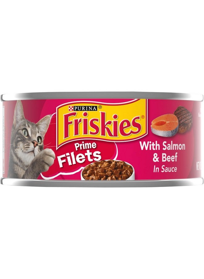فريسكس طعام القطط فريسكيز بنكهة لحم البقر والسلمون، 5.5 أونصة - Image 1