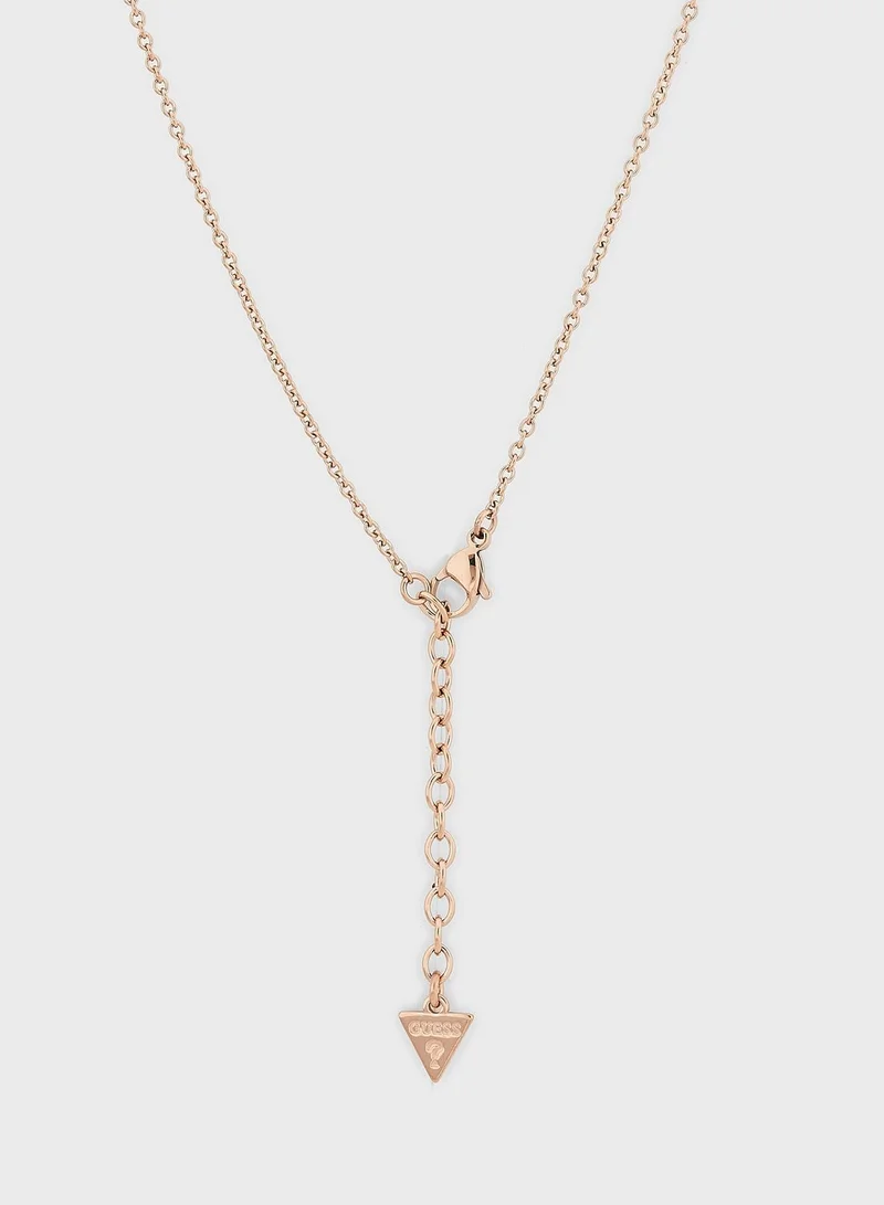 GUESS Crystal Heart Necklace