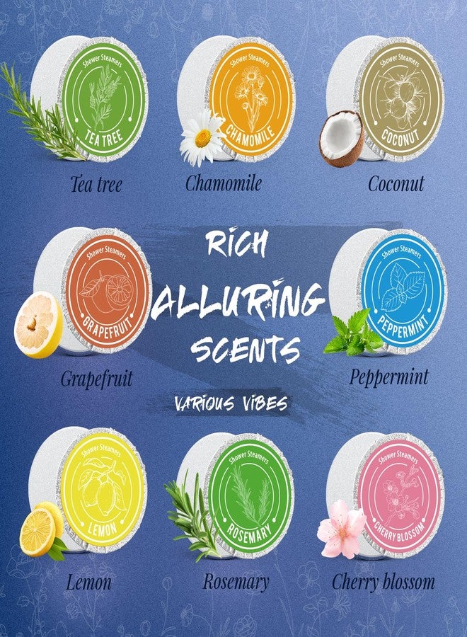 BYART Shower Steamers Aromatherapy, 8% Natural Essential Oils, Women/Men Spa Steamer, Lingering Intense Aroma, Soothing Stress Relief, Body&Soul Relaxing Bath Bombs, Stocking Stuffer for Friend/Family - Image 3