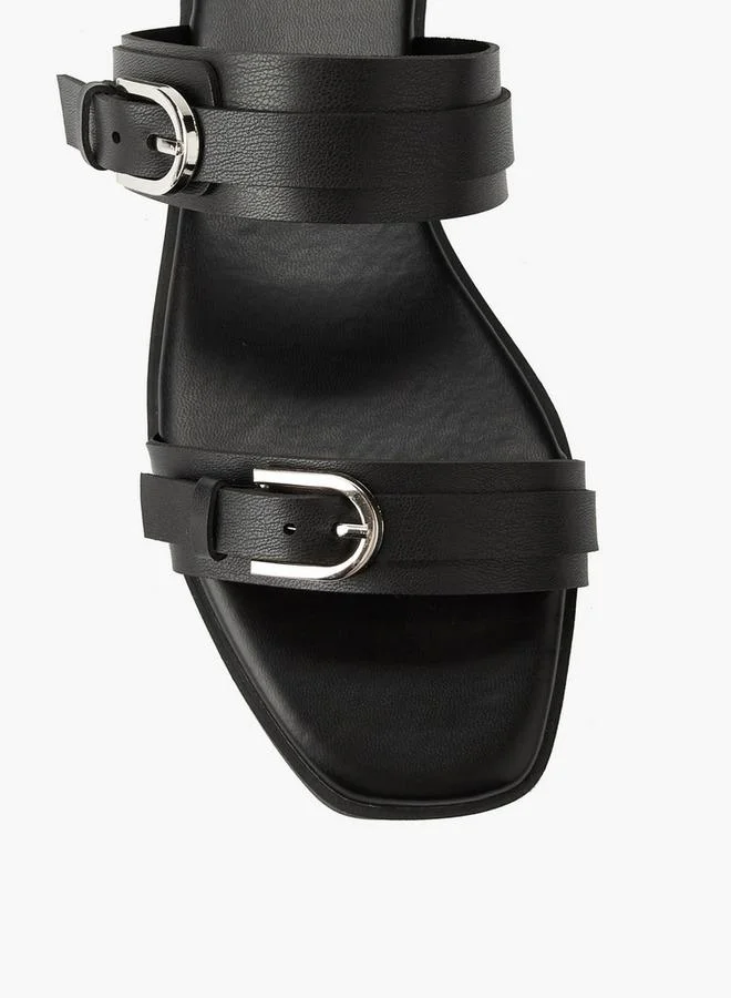 Celeste BLACK Women Slip-On Sandals for Women | Best Price UAE