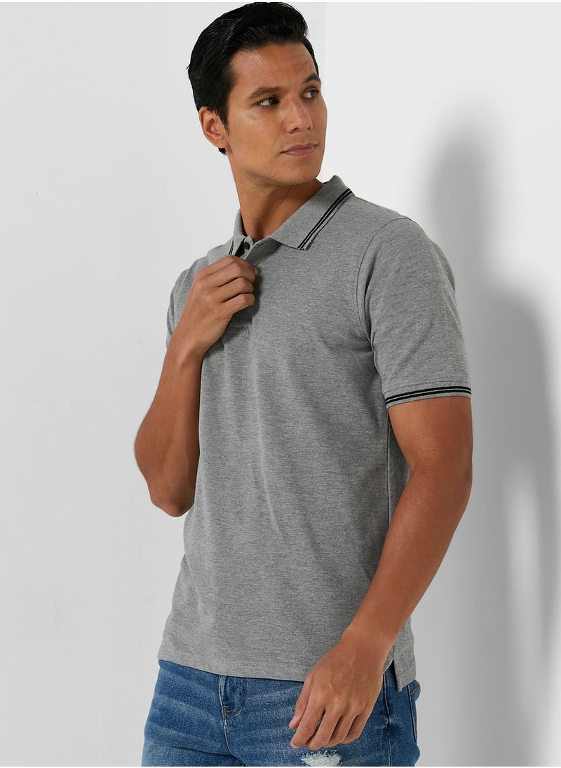 Seventy Five Tipping Polo Shirt  - Image 1
