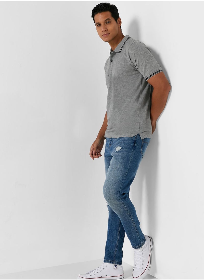 Seventy Five Tipping Polo Shirt  - Image 4