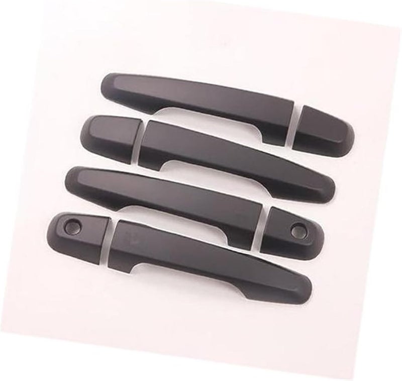 Vuzmode Matte Chrome Car Door Handle Covers for Mitsubishi Pajero Sport - Image 1