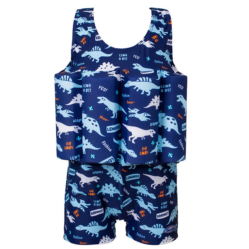 Exported Swimwear For Children And Girls Boys Swimwear Baby Cute Swimwear One-Piece Buoyancy Swimsuit - Image 1