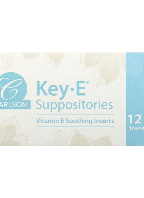 Key-E Suppositories 12 Inserts