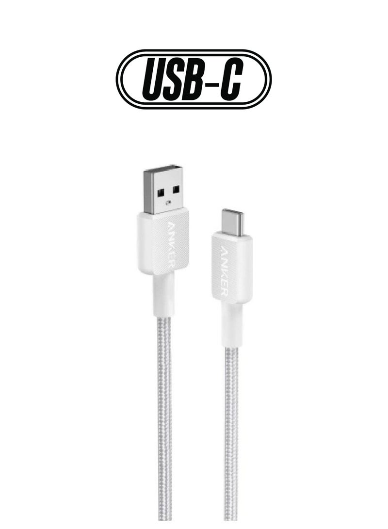 Anker 322 USB-A to USB-C Braided Cable 3ft/0.9m A81H5H21