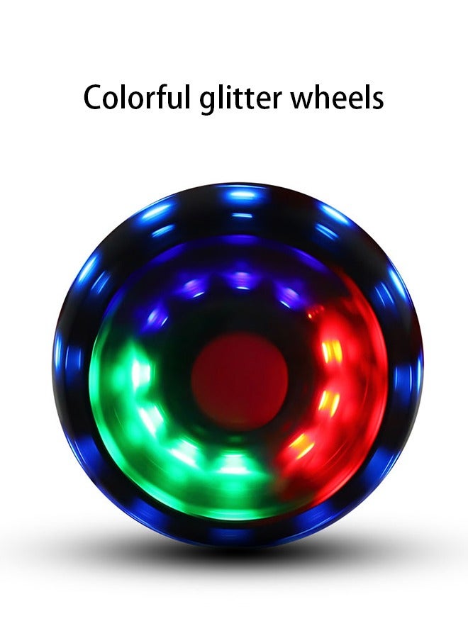 HaveDream Children's Scooter, Foldable Scooter - With Flashing Leather (Black) Suitable For Height 90-120cm - Image 4