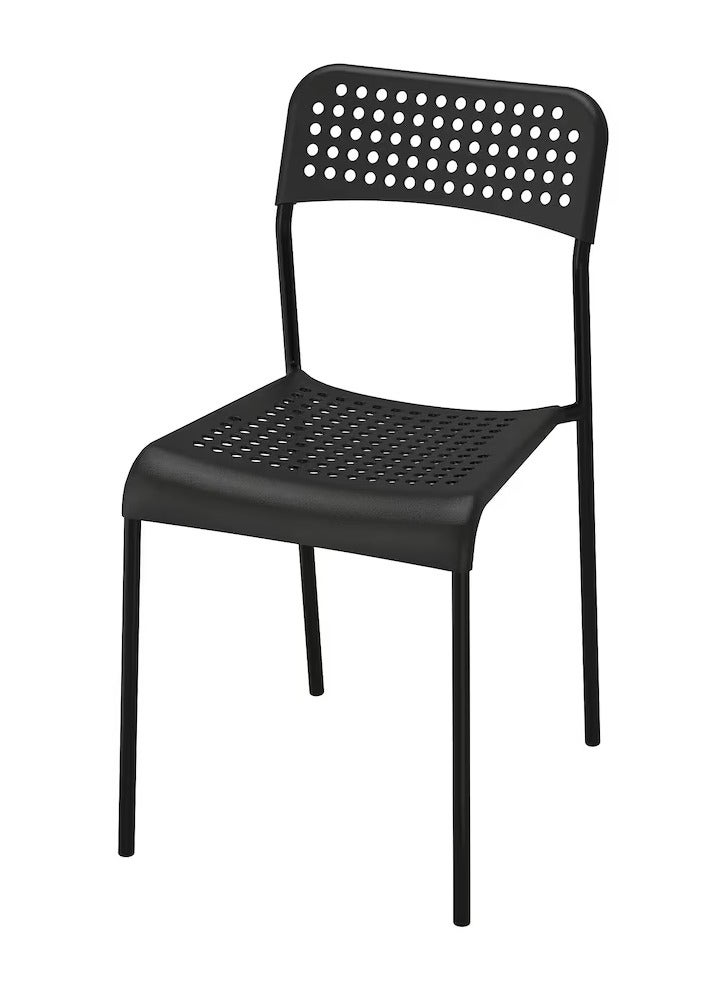 Selecto Hub Dining Chair - Black (Light, Airy and Stackable) Tested for: 110 KG - Image 1