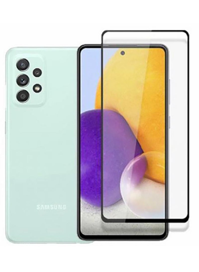 Samsung Galaxy A73 Premium Tempered Glass Screen Protector Full Glue  - Image 1