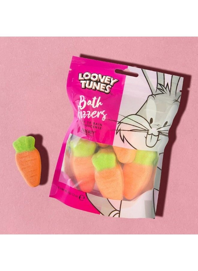 Mad Beauty Looney Tunes Carrot Bath Fizzers StrawberryScented Bath Salts Sticks (6 x 11 oz) Body Care Healthy Glowing Skin Relax & Wind Let Your Troubles Fizz Away  - Image 4