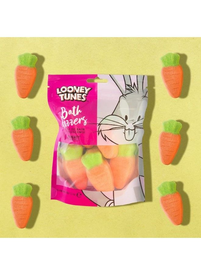 Mad Beauty Looney Tunes Carrot Bath Fizzers StrawberryScented Bath Salts Sticks (6 x 11 oz) Body Care Healthy Glowing Skin Relax & Wind Let Your Troubles Fizz Away  - Image 3