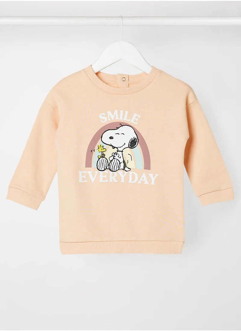 MANGO Infant Snoopy Sweatshirt