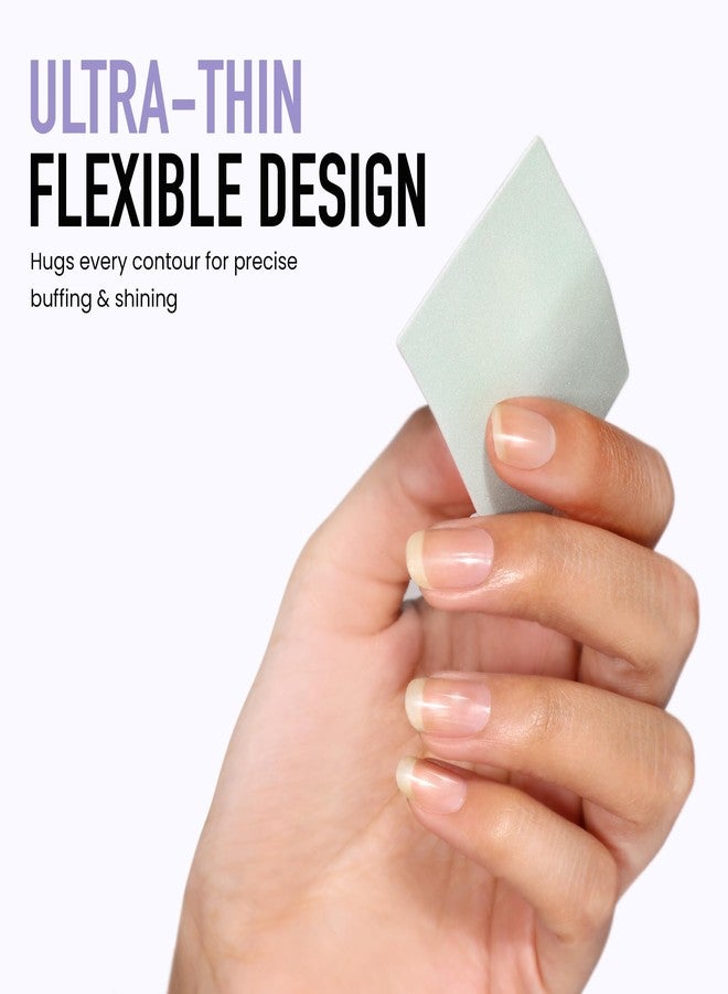 LONDONTOWN Smooth & Shine Buffer Pads - Nail Buffer for Natural Nails for Smoothing, Shaping & High Shine Polishing | Travel Friendly, 10 Count - Image 2