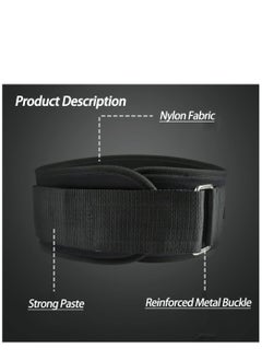 KASTWAVE Belt for Weight Lifting Weight Belt Cross Training for Men and Women, Increase Strength for Weightlifting Weighted Belt for Pullups (Black, Size : 93-113CM)  - Image 2