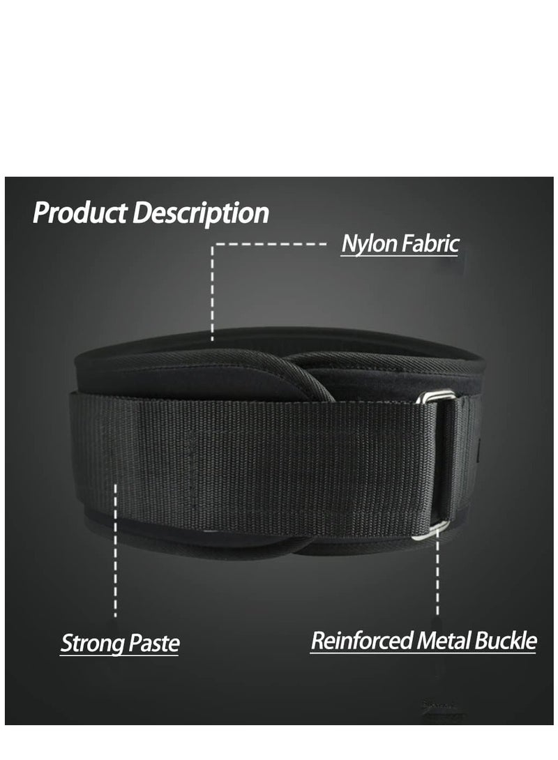 KASTWAVE Belt for Weight Lifting Weight Belt Cross Training for Men and Women, Increase Strength for Weightlifting Weighted Belt for Pullups (Black, Size : 93-113CM) - Image 2
