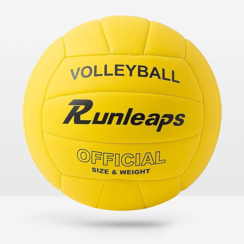 Runleaps Volleyball, Waterproof Indoor Outdoor Volleyball for Beach Game Gym Training (Official Size 5) - Image 3