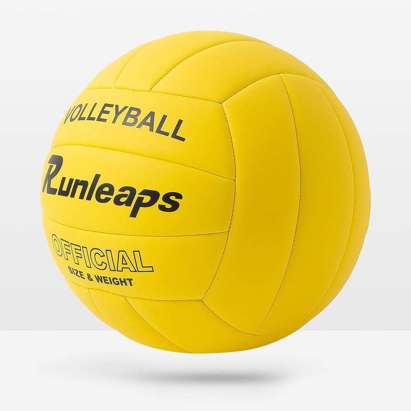 Runleaps Volleyball, Waterproof Indoor Outdoor Volleyball for Beach Game Gym Training (Official Size 5) - Image 2