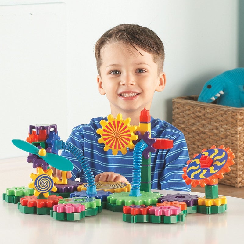 Learning Resources Learning Resources Gears! Gears! Gears! Gizmos Building Set, 83 Pieces, Ages 3+, Construction Toy, STEM Learning Toy - Image 4