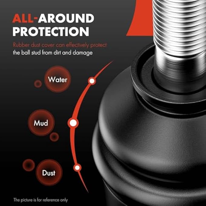 أ-بريميوم مجموعة من 4 قطع وصلات قضيب التوازن الأمامي والخلفي، وصلات قضيب التثبيت، متوافقة مع لكزس LS400 موديلات 1995 و1996 و1997 و1998 و1999 و2000 - Image 5