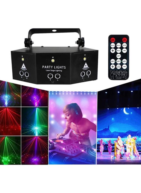 Party Lights, 9 Lens Laser Stage Light Scan Light, LED Light 9-Eye RGB DMX Scan Projector Colorful KTV Bar Laser Stage Light Disco Bar Coffee Stage Laser Light Home Decor