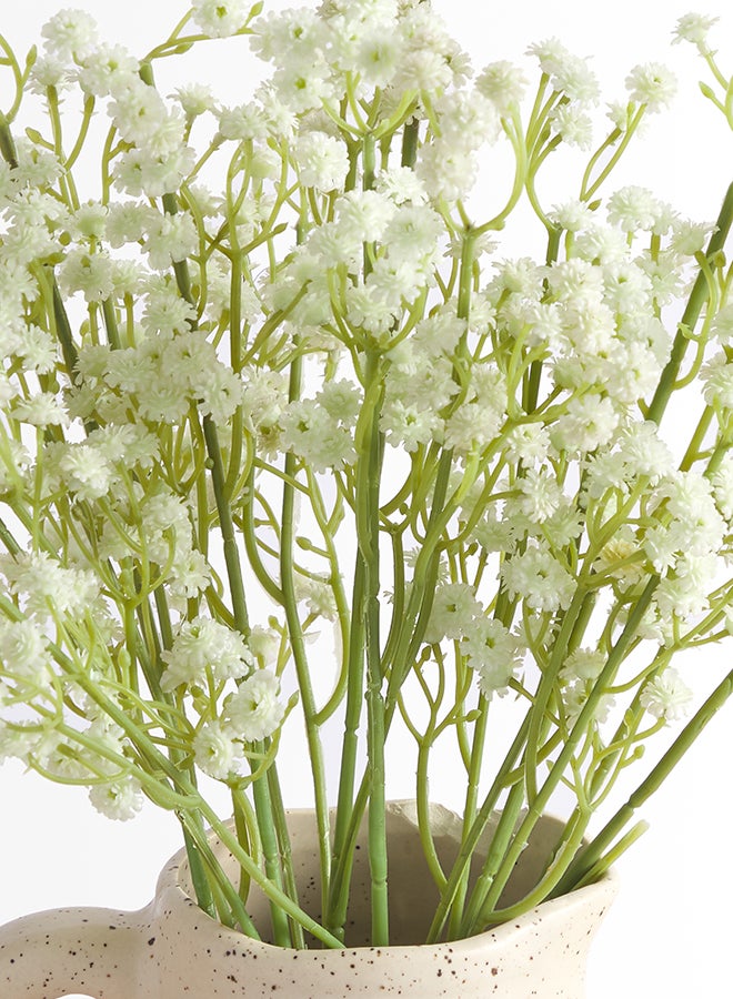 Noon East Baby Breath 6pc Flower Stick with 18 branches– Green | 57cm Artificial Flower Stick | Great as Fillers for Vases or as Fillers for Floral Arrangements | Ideal for Wedding, Living Room Decor, Hotel, Party Decoration, and DIY Décor - Image 2