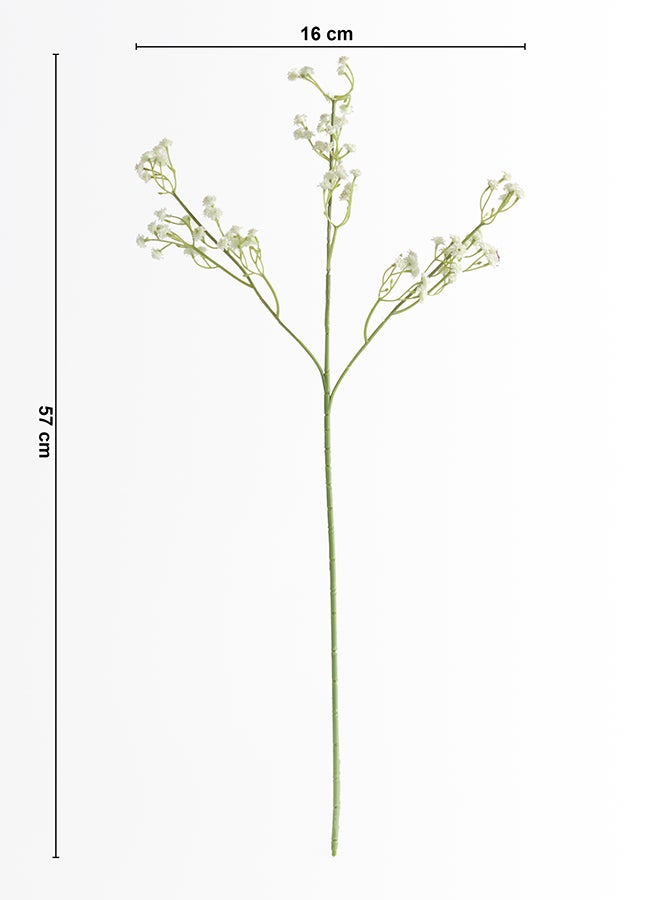 Noon East Baby Breath 6pc Flower Stick with 18 branches– Green | 57cm Artificial Flower Stick | Great as Fillers for Vases or as Fillers for Floral Arrangements | Ideal for Wedding, Living Room Decor, Hotel, Party Decoration, and DIY Décor - Image 3