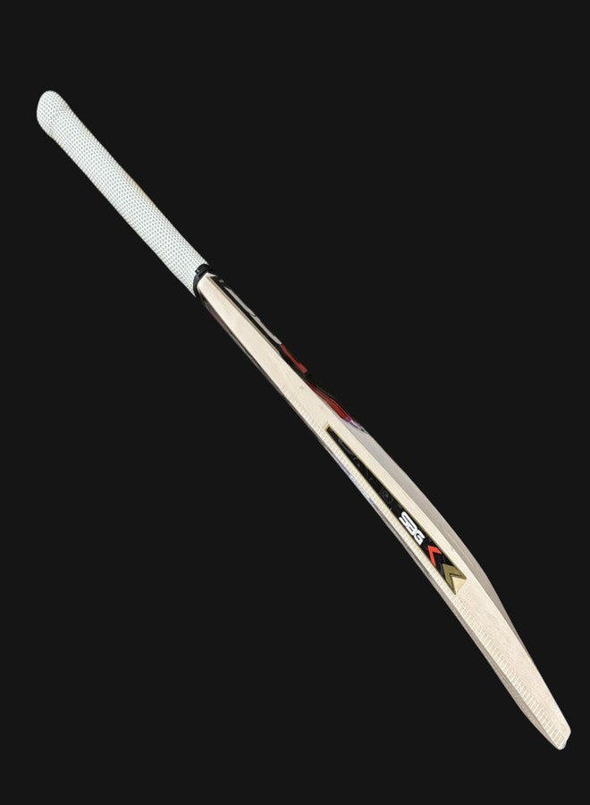 SBG Kashmir Willow Cricket Bat Bat Cover | Professional Cricket bat | Leather bat | Premium bat with Strong Grip - Image 2