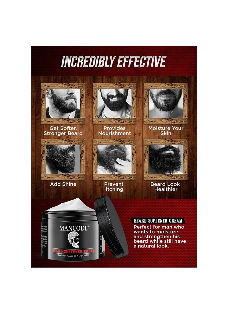 MANCODE - ManCode Beard Softener Cream for Men Nourishes Beard & Mustache Long Lasting Moisturization Beard - Image 1
