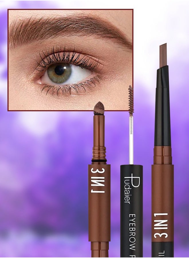 3 in 1 Eyebrow Pencil Eyebrow Cream Outline and Eyebrow Powder 3 in 1 Eyebrow Pencil Waterproof Eyebrow Pencil Makeup Kit for Beginners Easy to Apply Eyebrow Pen Medium Brown 04 - pzsku/Z176570DFB6AD831FC292Z/45/_/1706602701/18e0ab5f-ff24-4eea-9771-4199c2ca4441