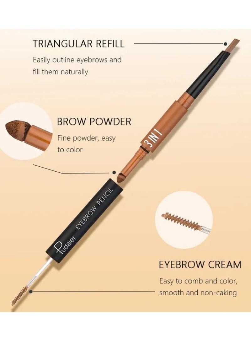 3 in 1 Eyebrow Pencil Eyebrow Cream Outline and Eyebrow Powder 3 in 1 Eyebrow Pencil Waterproof Eyebrow Pencil Makeup Kit for Beginners Easy to Apply Eyebrow Pen Medium Brown 04 - pzsku/Z176570DFB6AD831FC292Z/45/_/1706602752/7977484e-6ee6-4ea2-b298-6998fd50493d