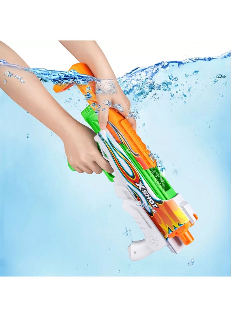 X-Shot Water Guns Fast-Fill Skins Hyperload: Wave and Inferno 2 Pack 5+ Years - Image 3