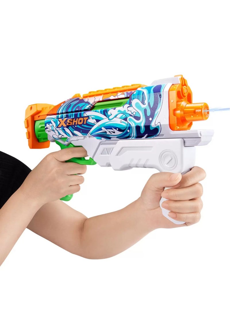 X-Shot Water Guns Fast-Fill Skins Hyperload: Wave and Inferno 2 Pack 5+ Years - Image 5