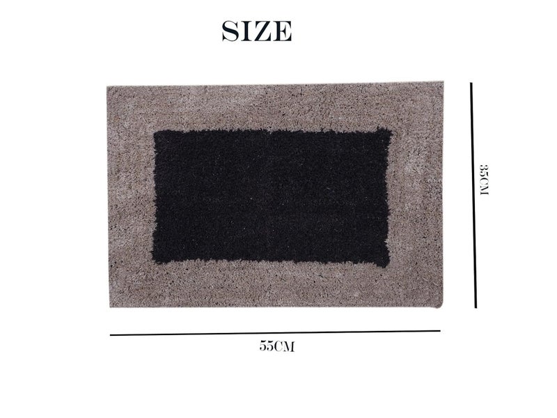 AAZEEM Absorbent Door Mat for Indoor Entrancex Non Slip Mat for Front Door Entryway, Soft Cotton Home. Hotel Balcony Floor Carpet, Floor Mats for Home, KitchenFloor Door Mat |Pack of 3 -(55x35cm) - Image 2