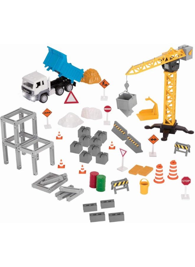 DRIVEN Driven by Battat CONSTRUCTION CRANE PLAY SET  - Image 1