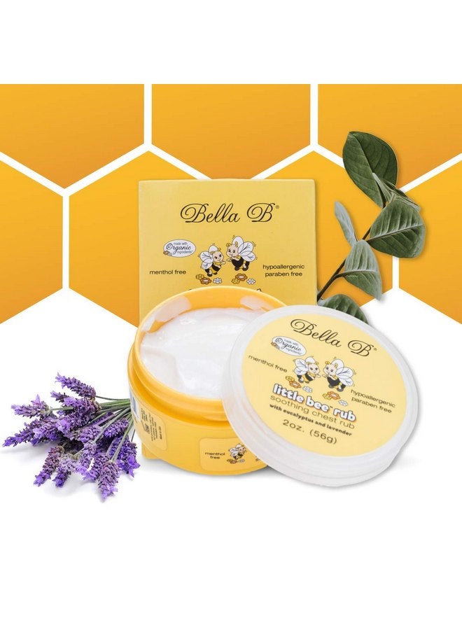 Bella B Bundle Chest Rub 2 oz & Baby Massage Oil 3.3 oz - Baby Chest Rub - Baby Vapor Rub - Baby Oil Organic - Organic Baby Oil - Eucalyptus Chest Rub - Baby Oil Rub - Hypoallergenic Massage Oil, 2 piece set - Image 2